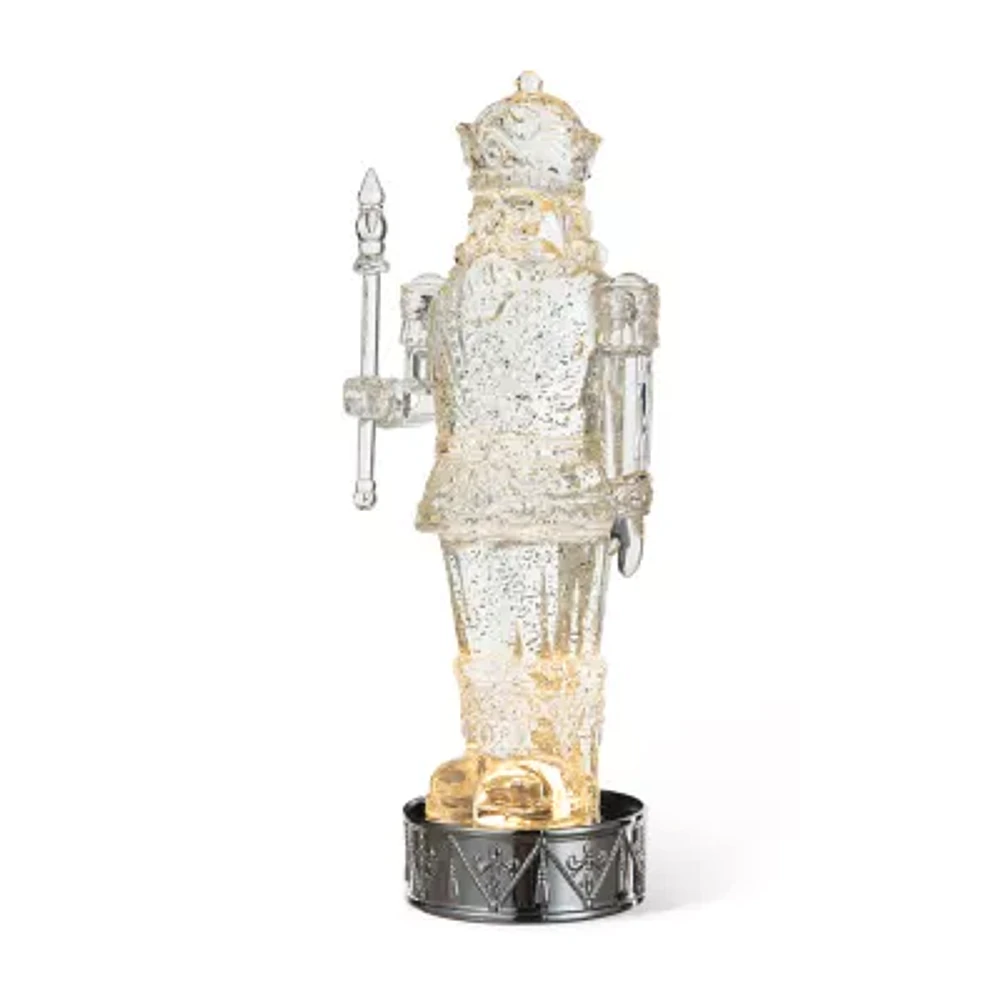 Glitzhome "12.5"" Nutcracker" Christmas Snow Globe