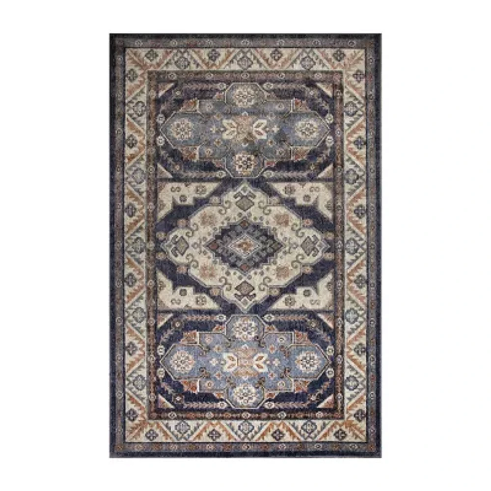 Liora Manne Ariana Floral Medallion Rectangular Area Rug