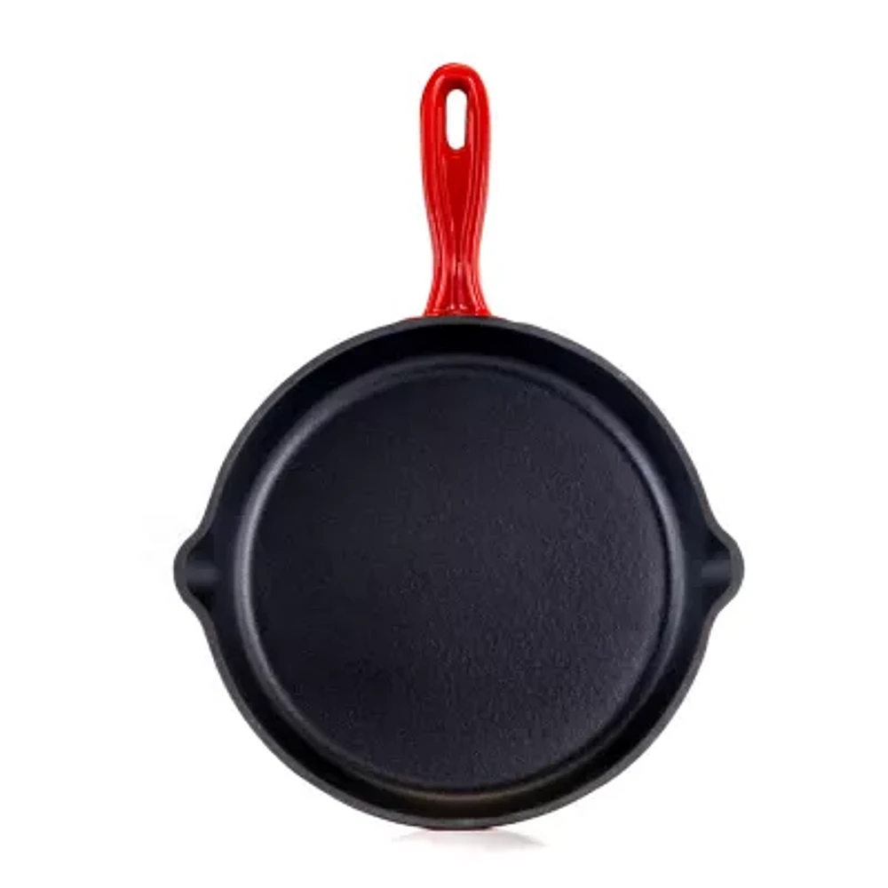 MegaChef Enameled Cast Iron 10.25" Skillet