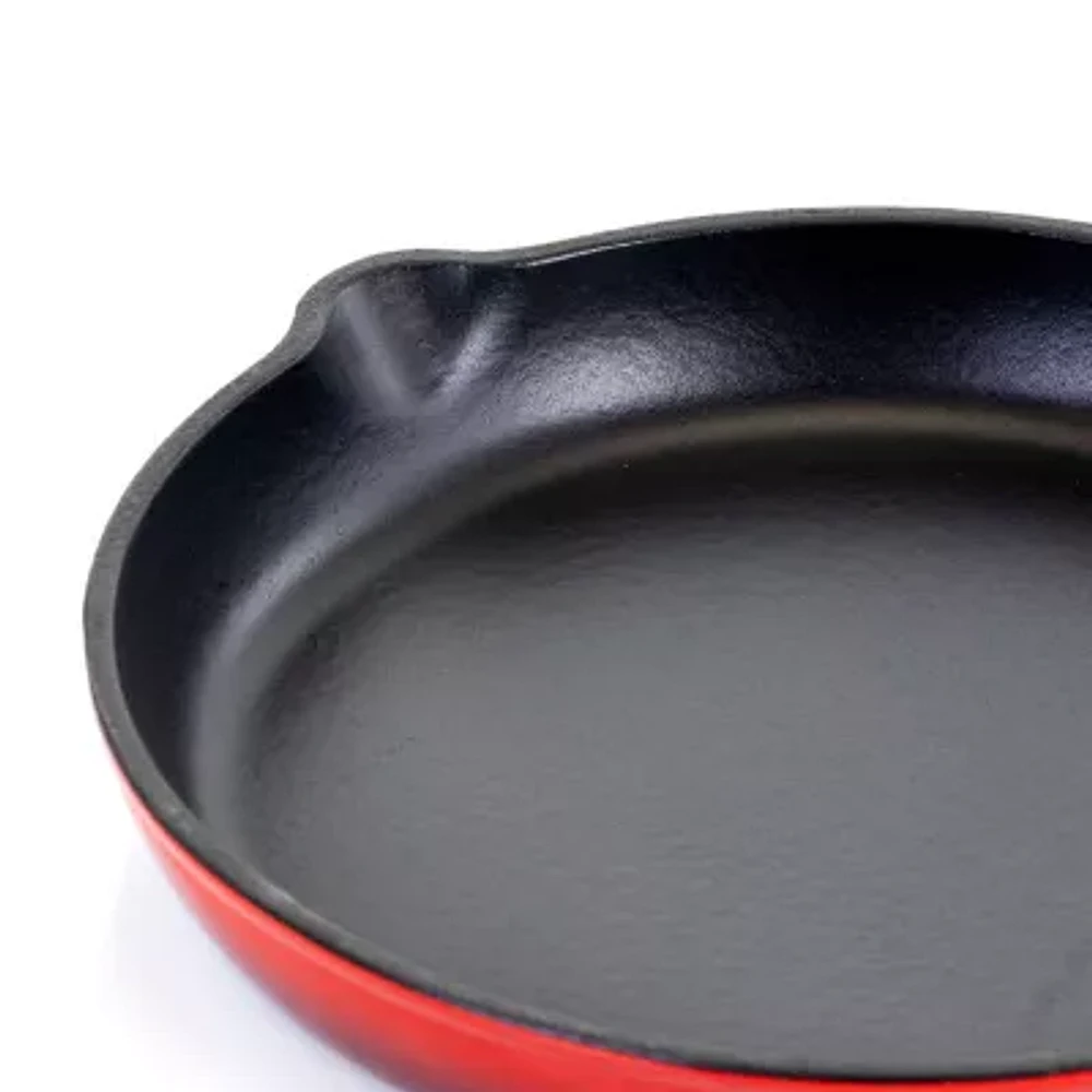 MegaChef Enameled Cast Iron 10.25" Skillet