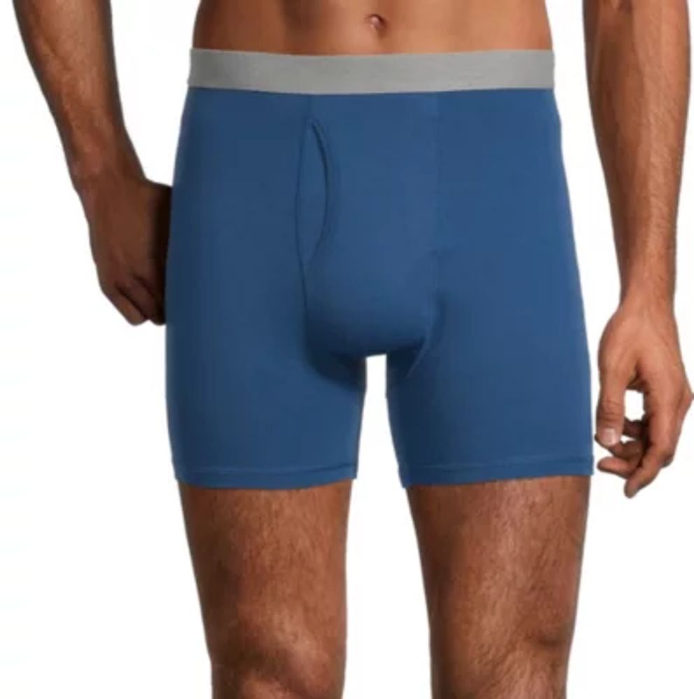 Stafford Dry + Cool Breathable Mesh Mens Big and Tall 4 Pack Boxer Briefs 302860