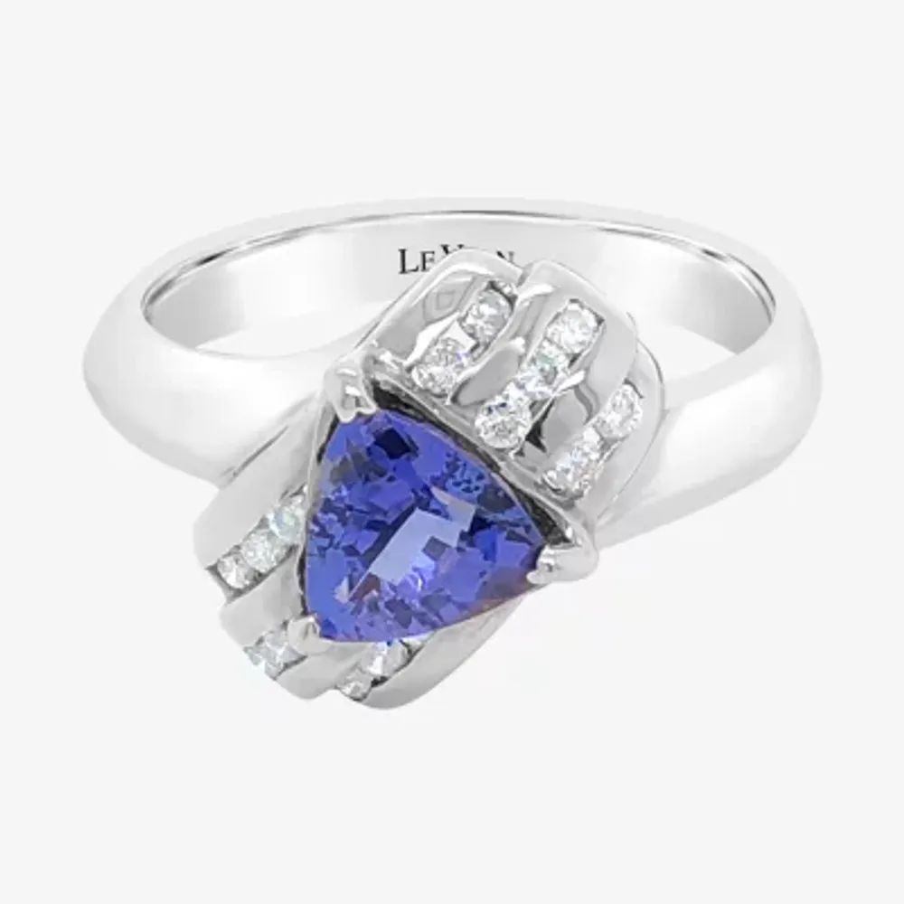Le Vian® Grand Sample Sale™ Ring featuring 7/8 CT. Blueberry Tanzanite® 1/5 CT. set in 14K Honey Gold™