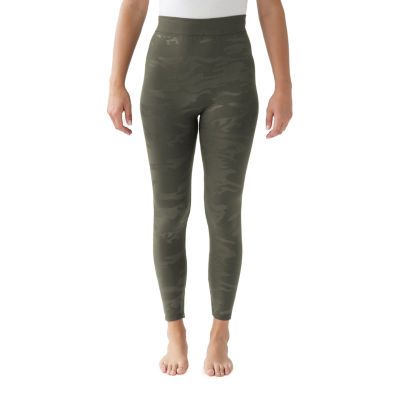 Muk Luks Fleece Lined Womens 23" Full Length Leggings Plus