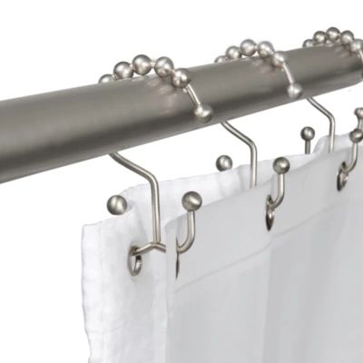 Maytex Mills Double Ball Glilde Shower Curtain Hooks