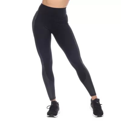White Mark Womens High Rise 26" Full Length Leggings