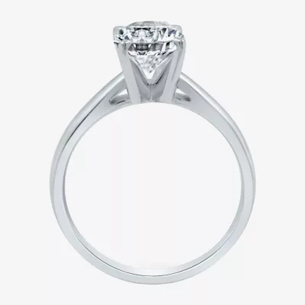 2 CT.Lab-Grown (I / SI2) Diamond Oval-cut Solitaire Engagement Ring 14K Gold
