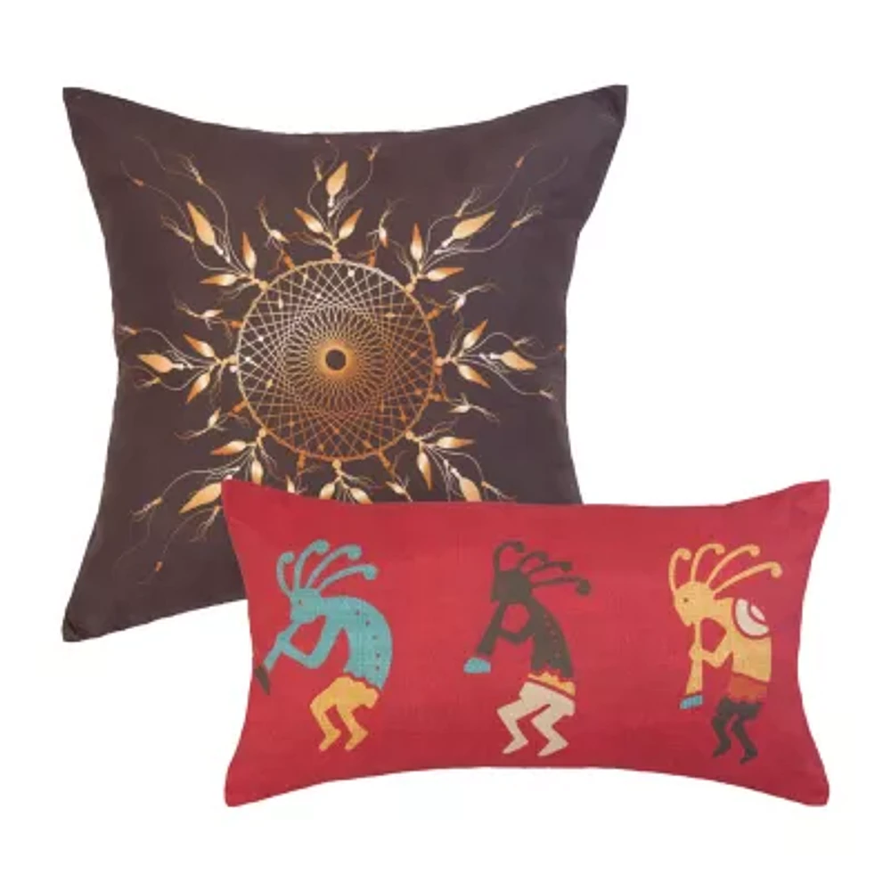 Your Lifestyle By Donna Sharp Sand Dune 2-pc. Rectangular Square Throw Pillow