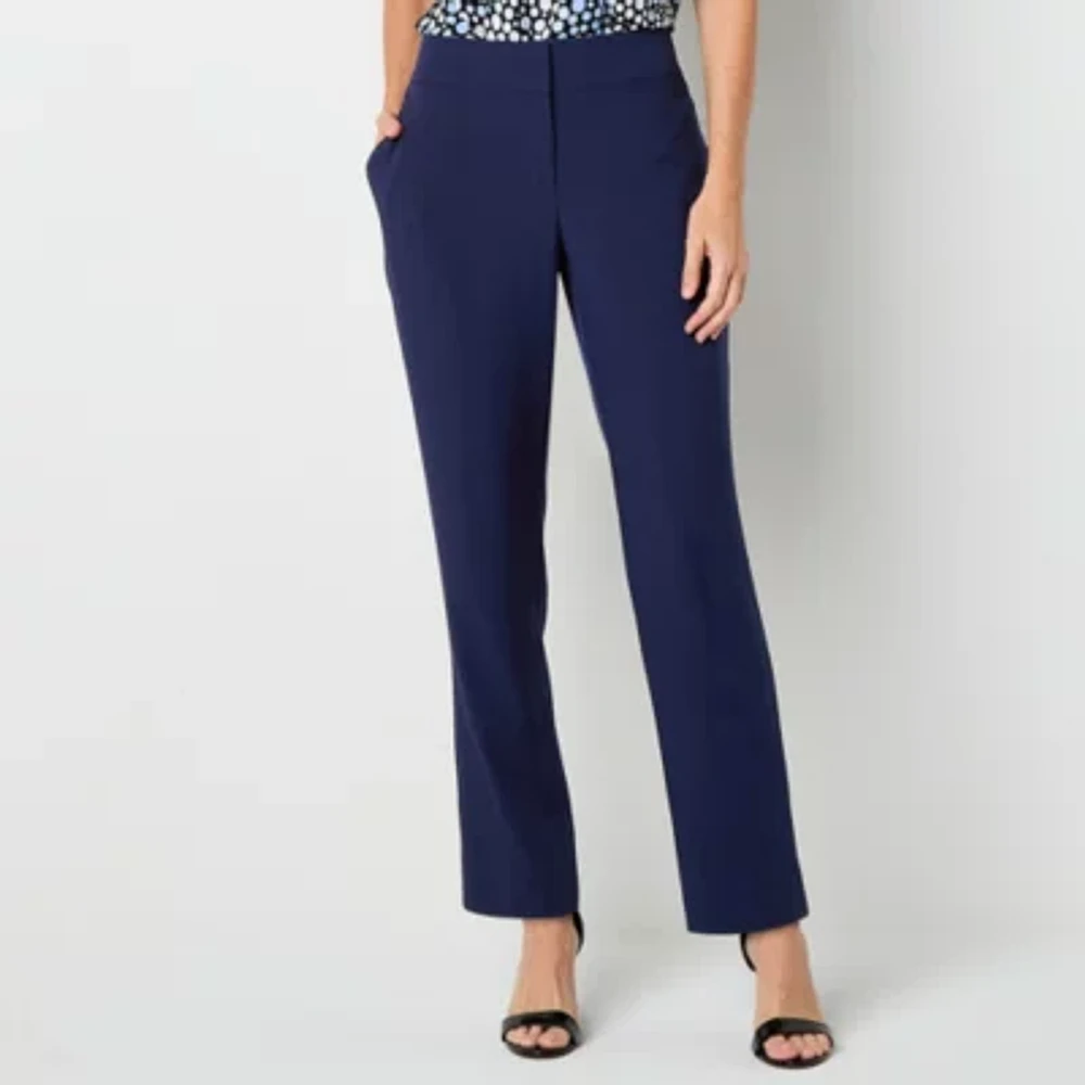 Black Label by Evan-Picone Womens Straight Fit Suit Pant
