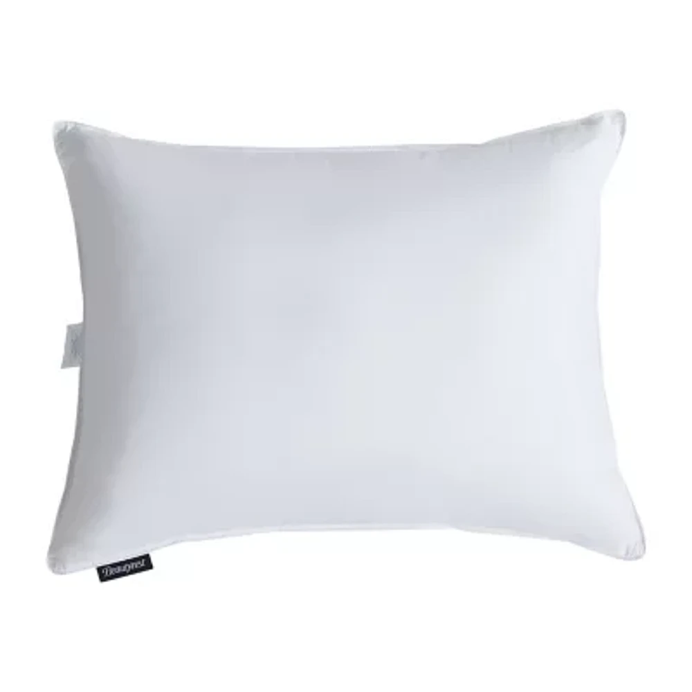 Beautyrest Tencel Cotton Allergen Barrier Down Medium Density Bed Pillow