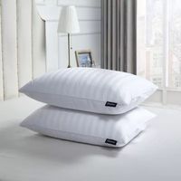 Beautyrest 500tc Damask Cotton 2-Pack Medium Density Bed Pillow