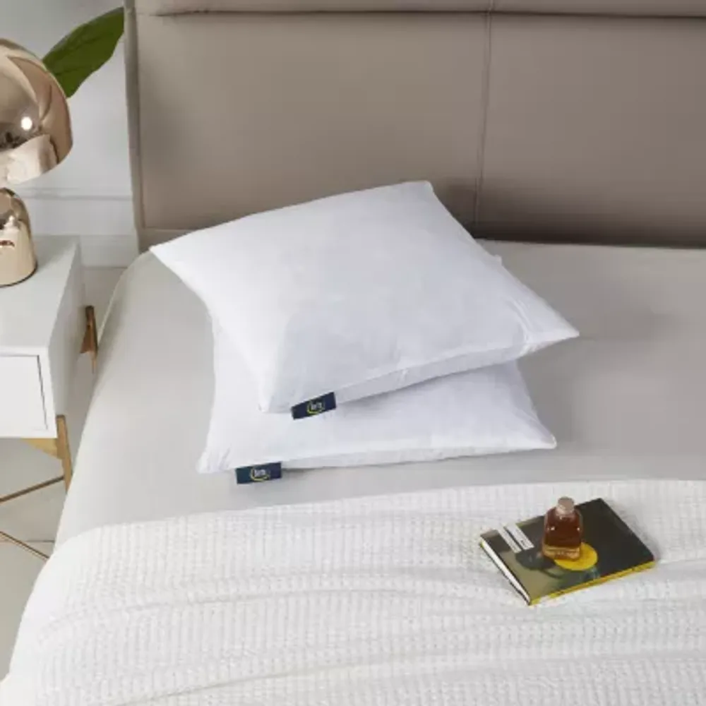 Serta® Cotton 2-Pack Medium Density Bed Pillow