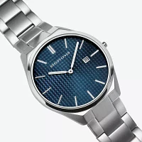 Bering Mens Silver Tone Stainless Steel Bracelet Watch 17240-707