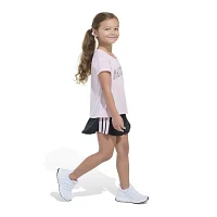 adidas Little Girls 2-pc. Skort Set