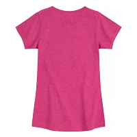 Glindafied Big Kid Girls Crew Neck Short Sleeve Wicked T-Shirt