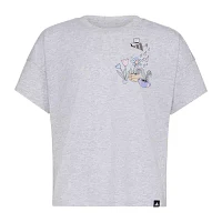 adidas Big Kid Girls Crew Neck Short Sleeve Loose Fit Graphic T-Shirt