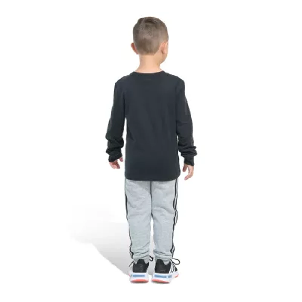 adidas Little Boys 2-pc. Pant Set