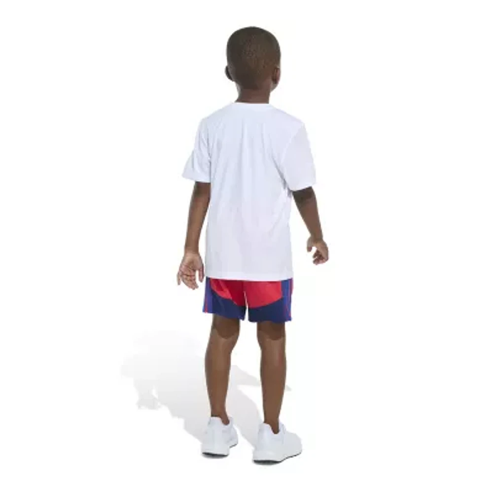 adidas Little Boys 2-pc. Short Set