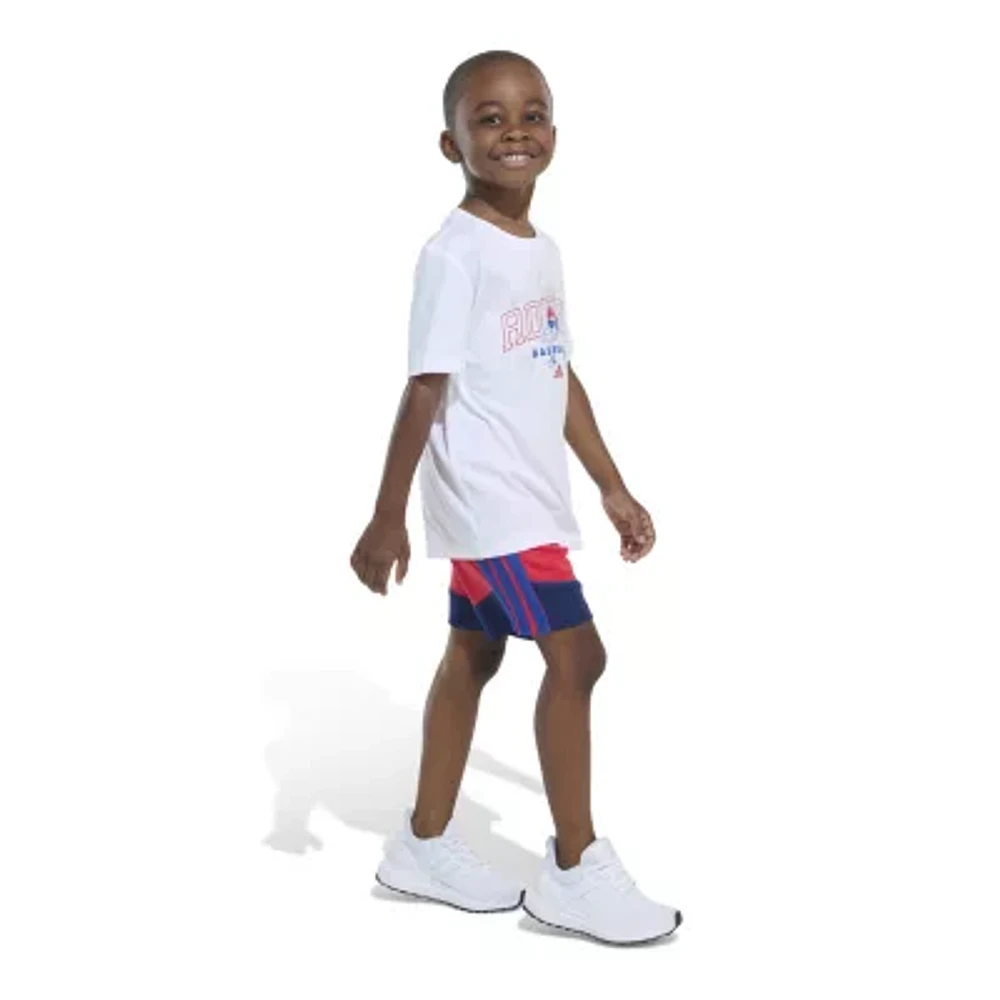 adidas Little Boys 2-pc. Short Set