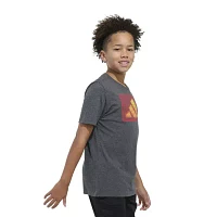 adidas Big Kid Boys Crew Neck Short Sleeve Regular Fit Graphic T-Shirt