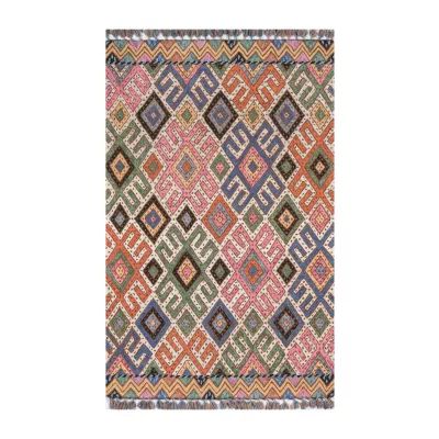 Momeni Tahoe 1 Geometric Hand Tufted Indoor Rectangular Accent Rug