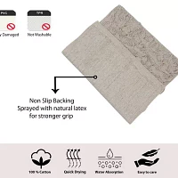 Home Weavers Inc Bellflower Quick Dry 21X34 Inch Bath Rug