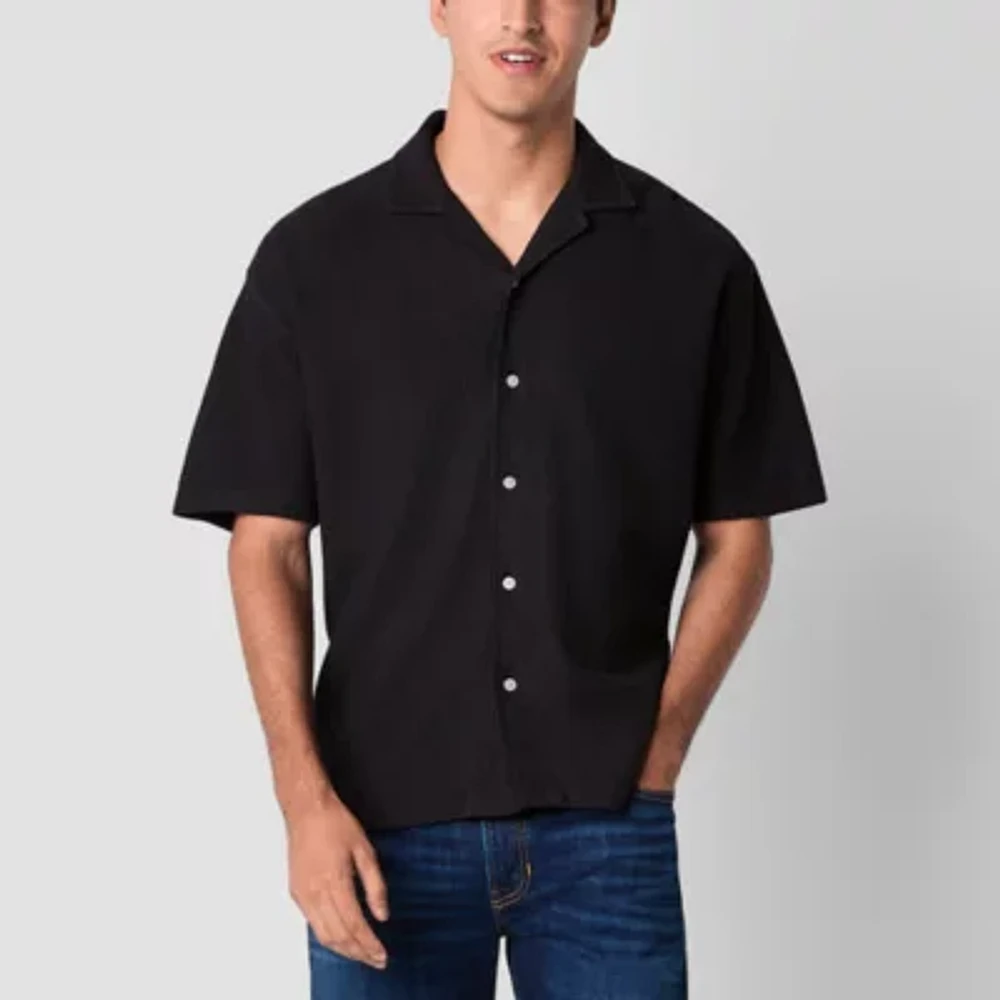 Arizona Mens Short Sleeve Camp Shirt