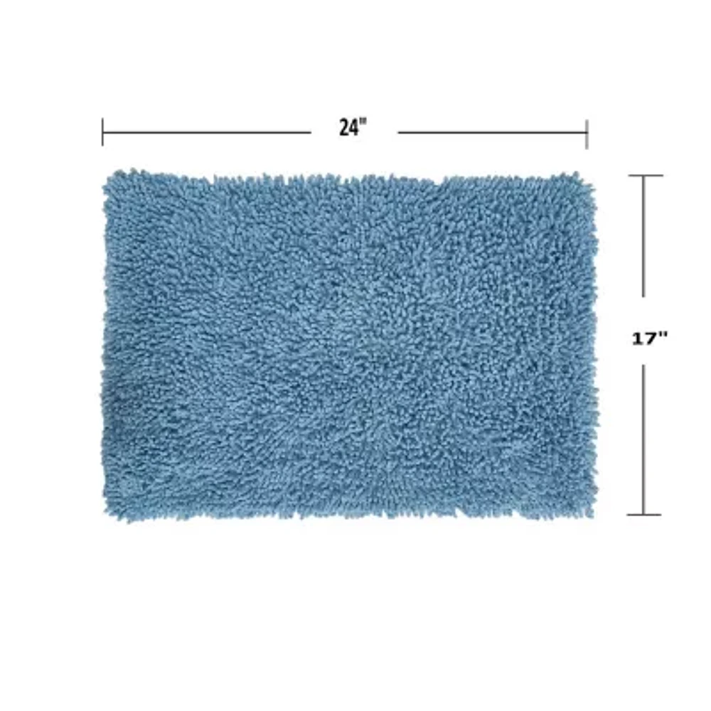 Home Weavers Inc Fantasia Quick Dry 17X24 Inch Bath Rug