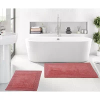 Home Weavers Inc Luxury Hotel Style Reversible Bath Rug