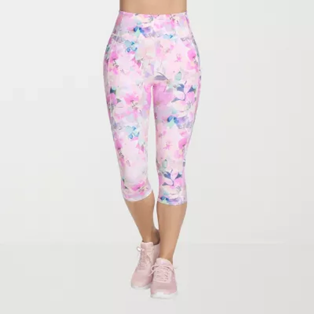 Skechers Womens GOWALK Seascape High Rise Floral Capri