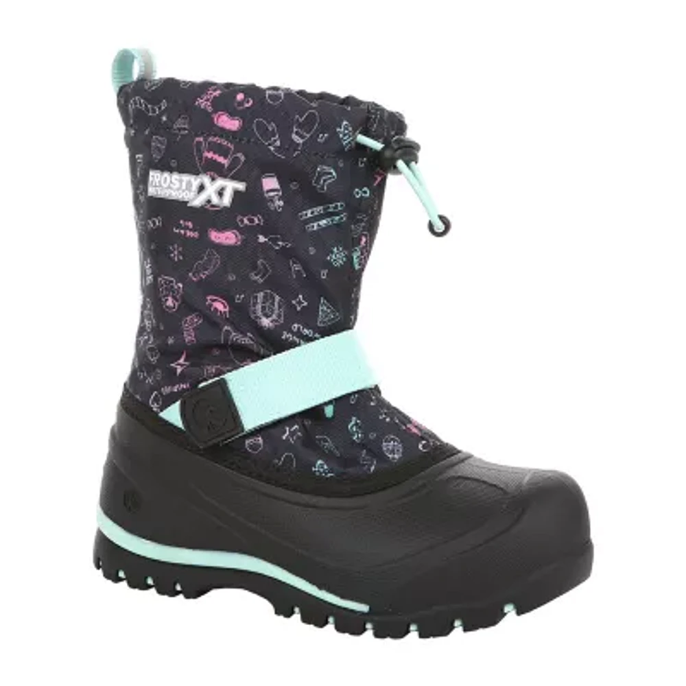 Northside Little & Big Kid Girls Frosty Waterproof Insulated Flat Heel Snow Boots