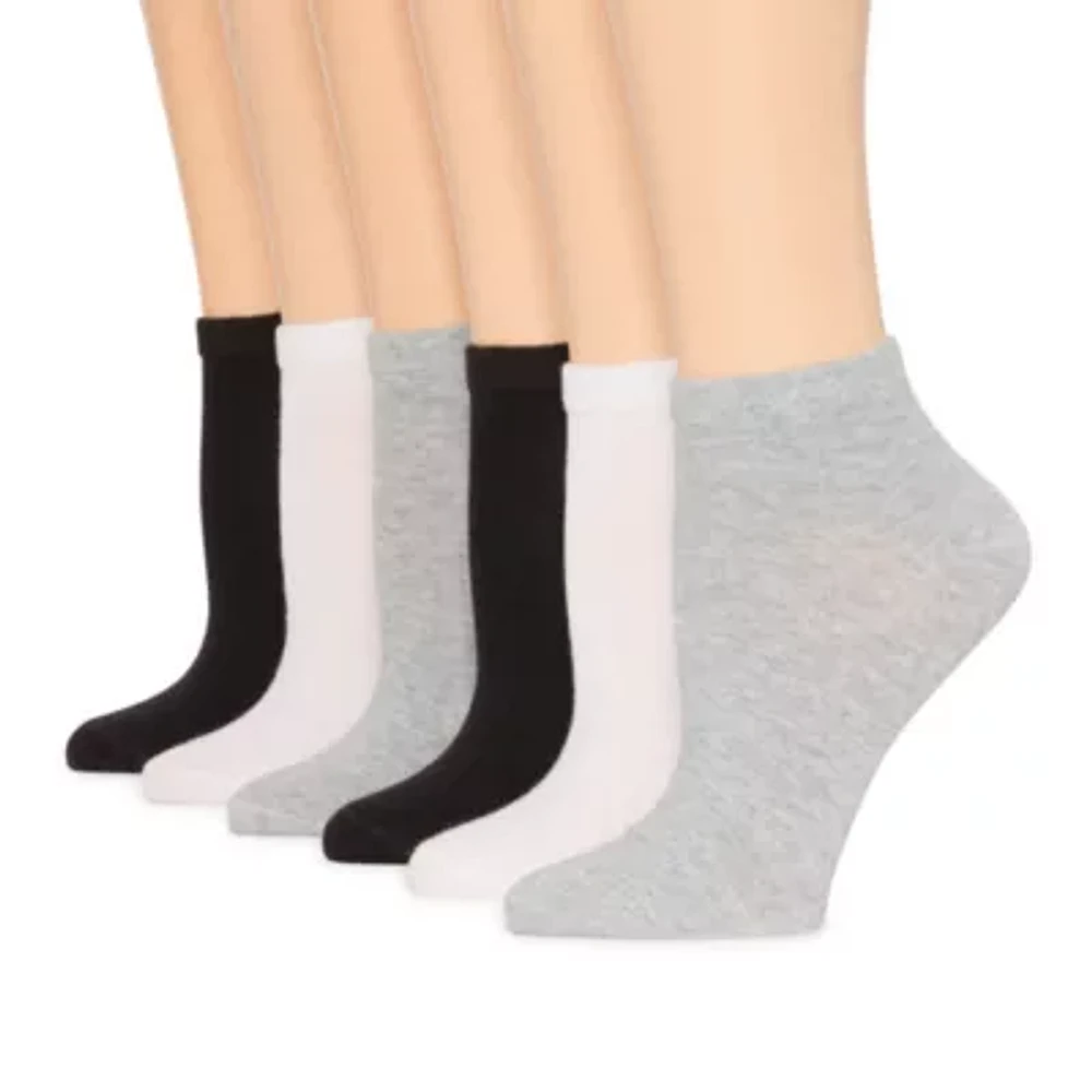 Mixit Cotton Modal Womens 6 Pair Low Cut Socks