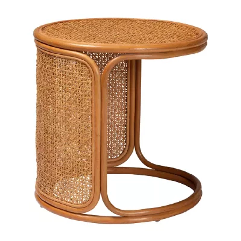 Eldon Rattan End Table