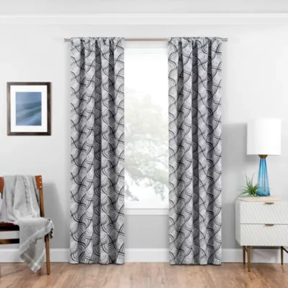 Eclipse Benchley Rod Pocket Energy Saving Blackout Single Curtain Panel