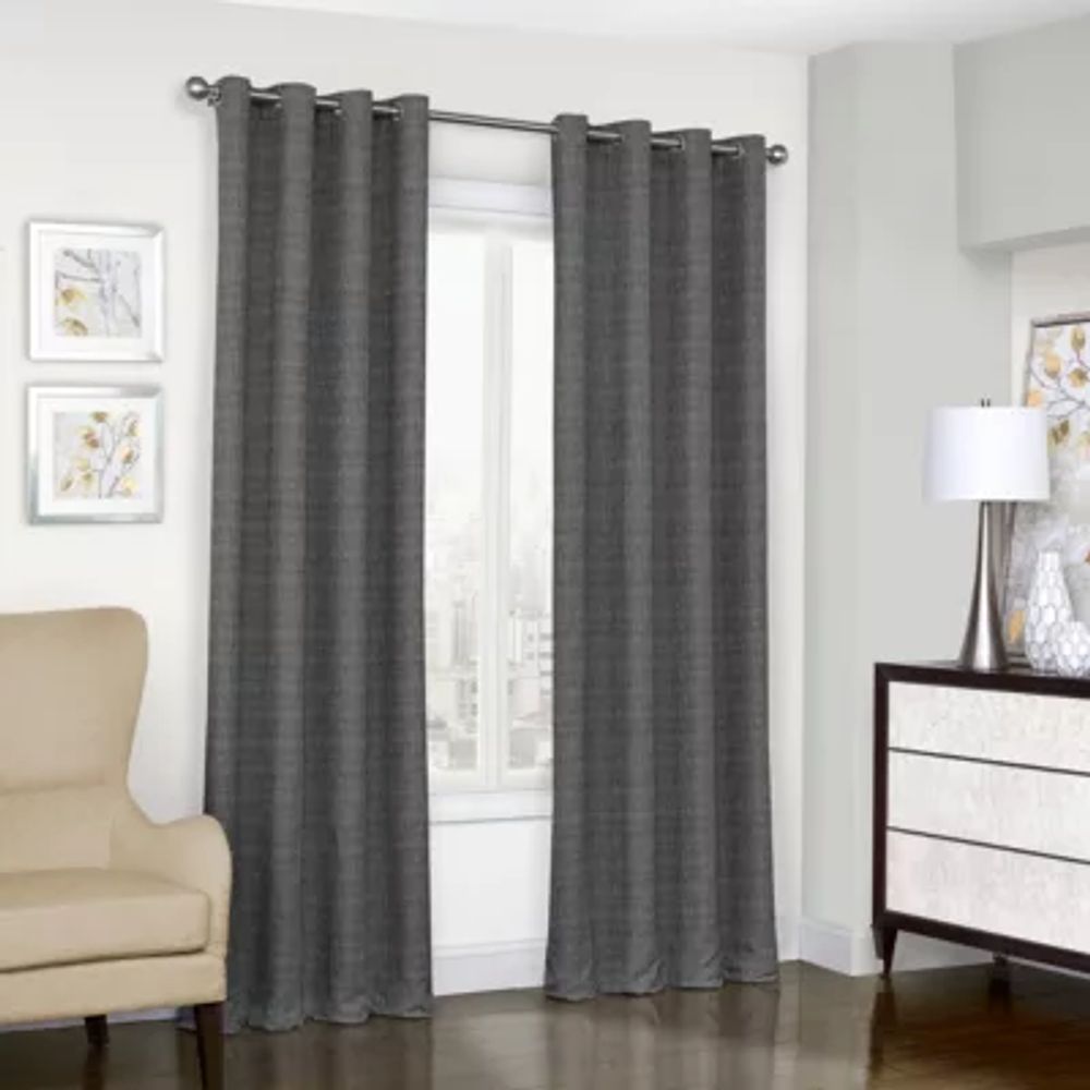 Eclipse Trevi Grommet Top Blackout Single Curtain Panel