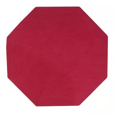 Better Trends Alpine Braided Reversible Indoor Octagon Area Rug