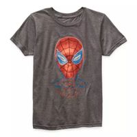 Little & Big Kid Boys Crew Neck Short Sleeve Regular Fit Spiderman Graphic T-Shirt