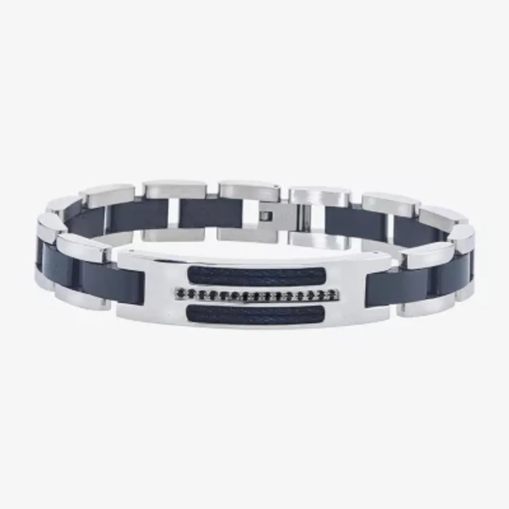 Mens Stainless Steel Link Bracelet