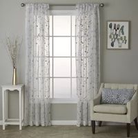 Saturday Knight Whispering Winds Rod Pocket Light-Filtering Single Curtain Panel