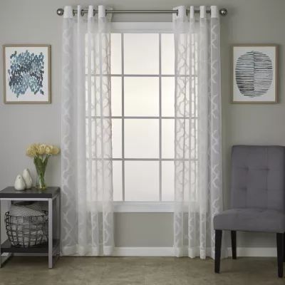 Saturday Knight Miranda Grommet Top Light-Filtering Single Curtain Panel