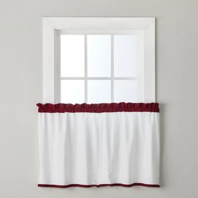 Saturday Knight Marrisa 2-pc. Rod Pocket Window Tier