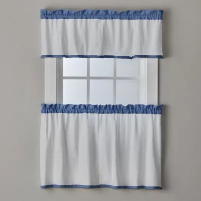 Saturday Knight Marrisa 2-pc. Rod Pocket Window Tier