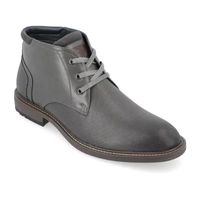 Vance Co Mens Vaughn Flat Heel Chukka Boots