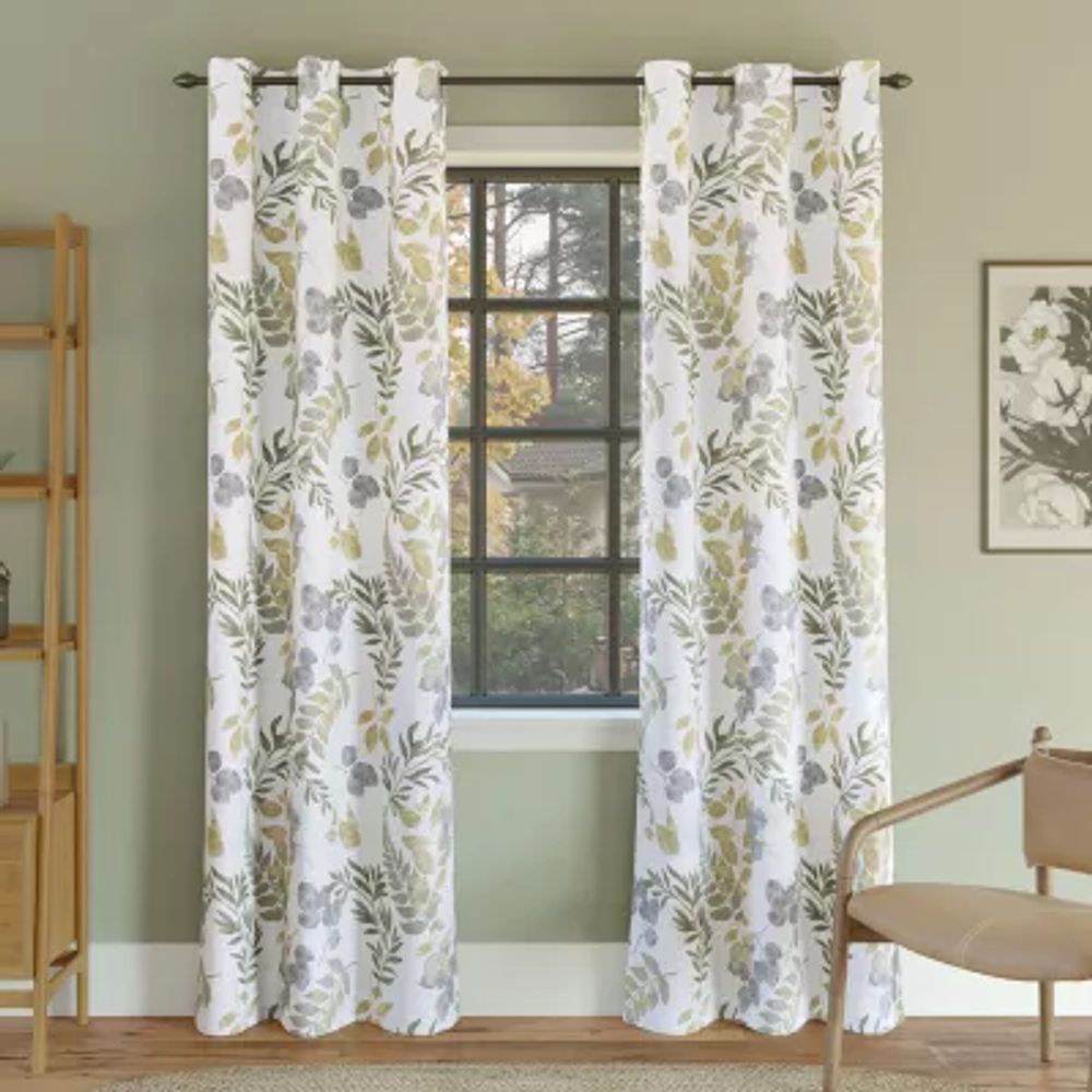 Sun Zero Remi Grommet Top Blackout Single Curtain Panel
