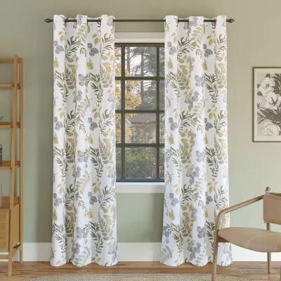 Sun Zero Remi Grommet Top Blackout Single Curtain Panel