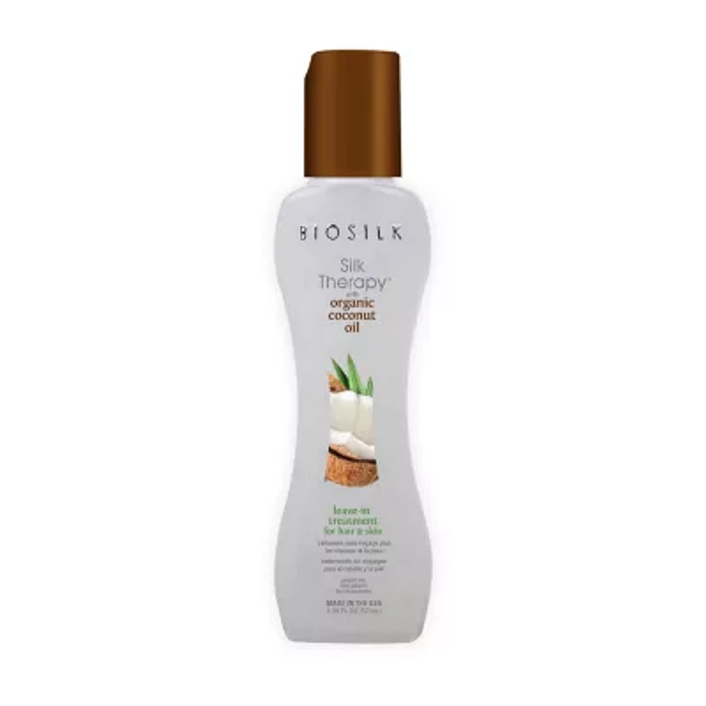 BioSilk Organic Coconut Oil Lv In Hair Treatment 2.6 oz.