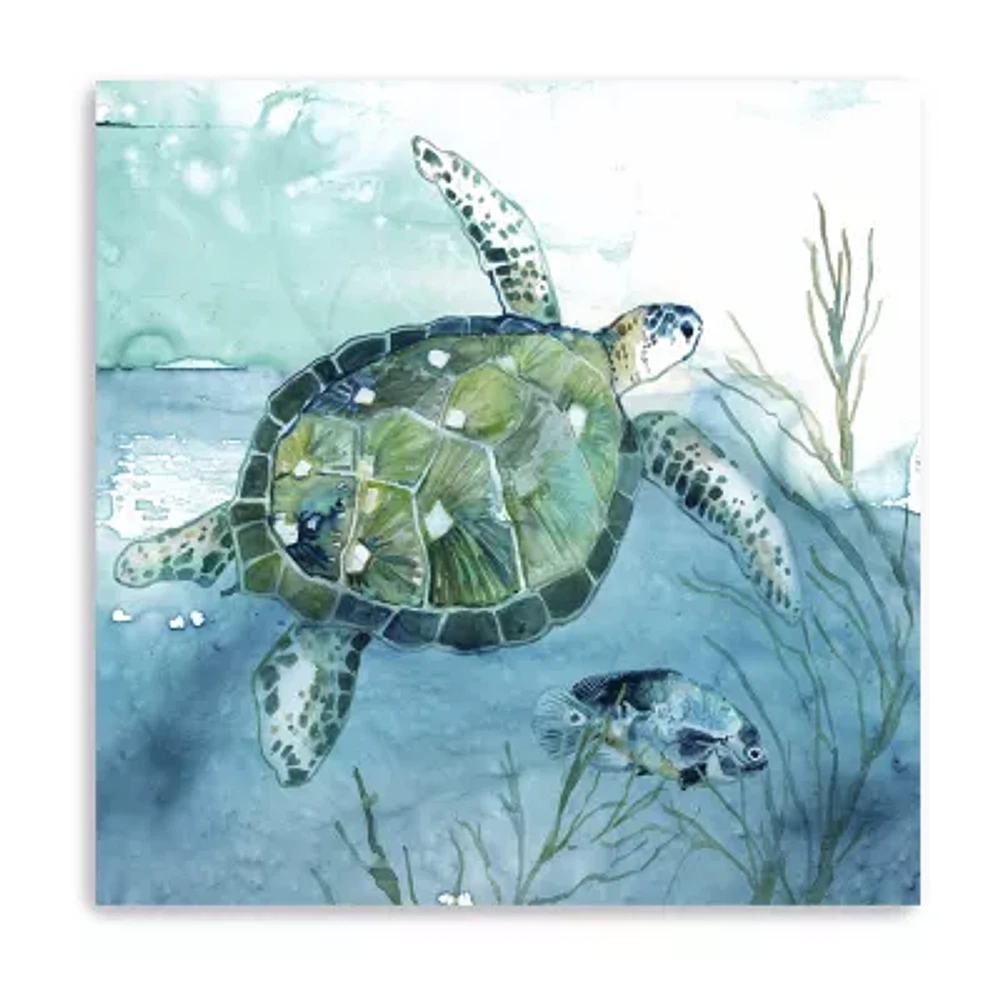 Lumaprints Delray Sea Turtle I Canvas Art