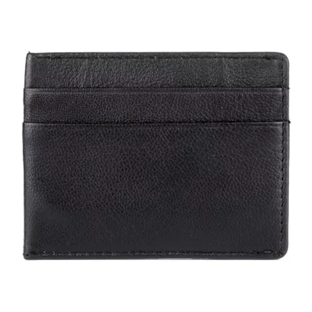 J. Buxton Magnetic Money Clip Mens RFID Blocking Front Pocket Wallet
