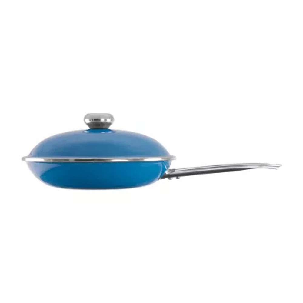 Vita Enamel-On-Steel 11" Skillet with Lid