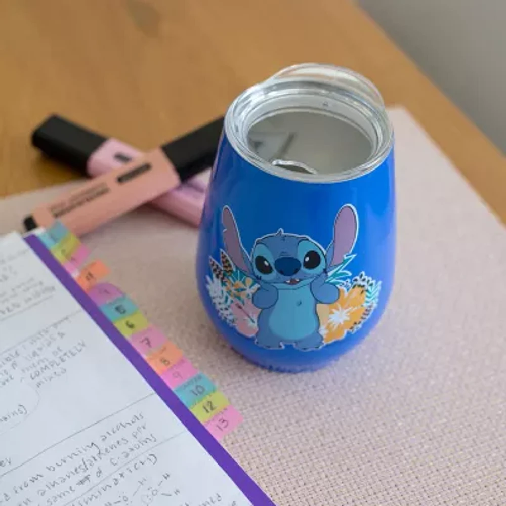 Disney Collection 10 Oz Tumbler With Lid Tumbler Glass