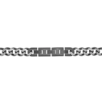 Stainless Steel Solid Curb Chain Necklace